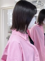 ユーフォリア 新宿店(Euphoria)&nbsp;【Euphoria /福田連太郎】外ハネボブ　切りっぱなしボブ