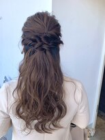 ナチュラル ヘアーデザイニング(Natural hair designing) #isghair 結婚式お呼ばれヘア