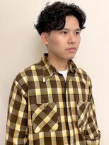 表参道/人気 センターパート 無造作パーマ ニュアンスパーマ