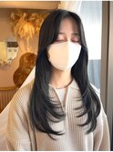 uni新野 ざくざくレイヤーヘアスタイル