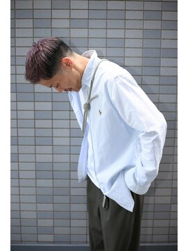 クラスコウベ 三宮店(Krass kobe) ハイトーンハイライトフェード束感ショート【宮尾ウィルヘルム】