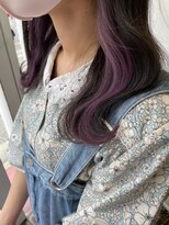アン(Hair make un)&nbsp;【インナーカラー♪♪】ピンクラベンダー♪♪