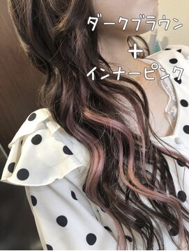 ヘアアンドメイク サファイア 豊橋店(ヘア&メイク SAPPHIRE) #ピンク#メッシュ#アクセント#カワイイ#プルエクステ