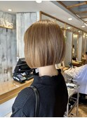ミルクティーベージュダブルカラーインナーカラーケアブリーチ