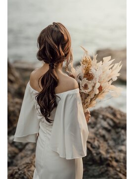 プロム(plom) 【佐藤担当】ローポニーアレンジ