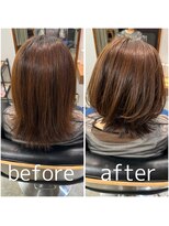 スピカ(SPICA)&nbsp;【ケアカラーコース】 お客様施術事例