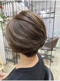 30代40代50代脱白髪染めハイライト×大人3Dカラー
