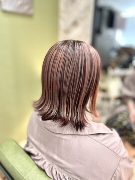 ジプソ(Gypso Hair salon) 【 コーラルアンブレラカラー 】