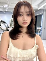 エジョン 三鷹店(Aejon)&nbsp;ハッシュカットレイヤーロング/ヘルシースタイル/韓国ヘア吉祥寺