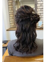 ポタム 東中野(potamu)&nbsp;大人ハーフアップシニヨン