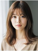 イメチェン/美髪/外ハネボブ/ワイドバング/髪質改善/縮毛矯正