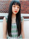【kate 大宮】ナチュラルブラック×髪質改善ストレート