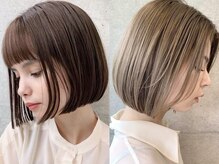 シルエットを意識したカットを