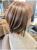 軽やかなウルフカット