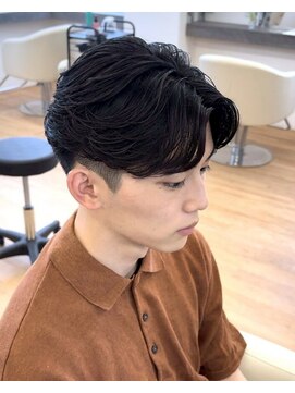 ビカムメンズヘアー 栄店(become men's hair) フェザーパーマ/ニュアンスパーマ