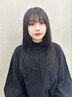【8.9月限定！村松限定】小顔レイヤーカット＋寒色カラー＋Tr￥9100