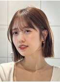 切りっぱなしボブ/ぱつっとボブ/大人ボブ/垢抜けボブ/ボブ表参道
