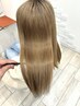 カット＋縮毛矯正ナチュラルストレートパーマ
