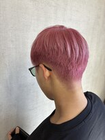 トリコ(ToricO)&nbsp;刈り上げショート　ダブルカラー　チェリーレッド　ピンク