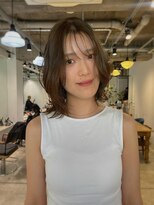 キャロルガーデンズ ボコカ 表参道(Carroll Gardens bococa)&nbsp;【kacho】ブリーチ無しダブルカラー　アッシュベージュ