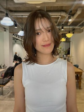 キャロルガーデンズ ボコカ 表参道(Carroll Gardens bococa) 【kacho】ブリーチ無しダブルカラー　アッシュベージュ