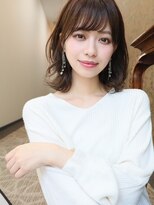 コポル(Copol)&nbsp;顔まわりの似合わせ小顔カット×季節のカラーラテブラウン