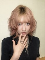 ハチ(HACHI)&nbsp;ブリーチ2回でじゅんわりピンク