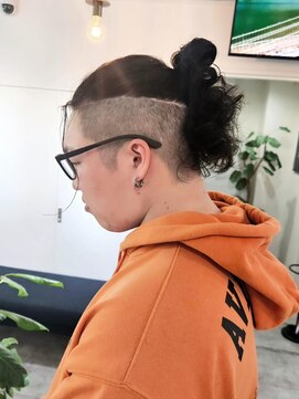 エイス 梅田 中津(Ace) マンバンヘア ウェーブパーマ