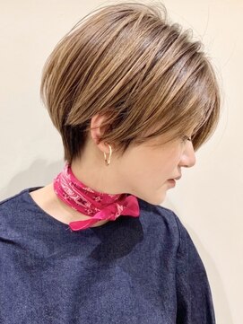 ピークアブー 原宿ハラカド(PEEK-A-BOO) ハンサムショート/絶壁ゼッペキ解消/大人くせ毛多毛/好印象ヘア
