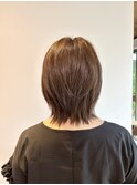 伸びてもまとまる外ハネレイヤーボブ