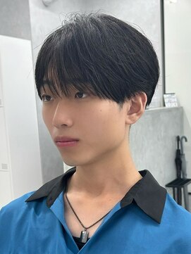 エルマーク 本山(L-MARK) マッシュヘア/黒髪/メンズカット/men's/フェザーパーマ