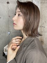 タヤ 心斎橋店(TAYA)&nbsp;くびれボブ × グレージュカラー