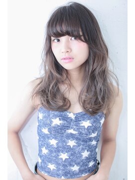 ブルーフェーセス 表参道(blue faces) 『blue faces』ブルーアッシュグラデーション　斜めバング