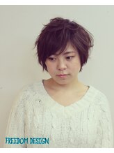 フリーダムデザイン(FreeDoM Design hair&nail) 厚みを感じるショートヘア【F.D代々木上原、幡ヶ谷、渋谷区】