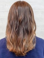 クアトロ グランシュ 川崎店(QUATRO × GranCieux)&nbsp;優しいグラデーションブラウンセミロング★QUATRO★