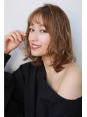 大人かわいいデジタルパーマボブ#アッシュベージュ