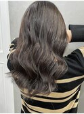 ハイライトカラー_セミウェットウェーブ髪質改善