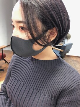 ヘアー アイス カンナ(HAIR ICI Canna) 暗めのパープルアッシュが大人ぽくて可愛い