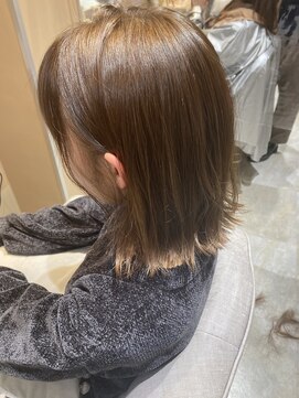 フィゼル 福島店(fizelle) 前下がりボブ　原明日香