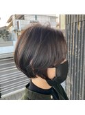 大人/ショート/センターパート