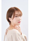 西梅田/ボブ/グレーベージュ/白髪ぼかし【Attirer飯田裕之】