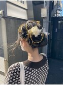 成人式前撮りヘア
