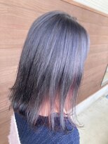 ヘアリゾートハピネス インナーカラー×チェリーピンク