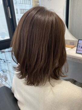 オーク(O.a.K) 大人の艶カラー★ブリーチなしで作るモカベージュ♪