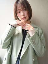 ジェム(GEM)&nbsp;アッシュベージュ/ショートボブstyle