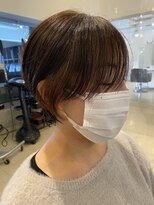 グランアディクト(Gran addict)&nbsp;オトナな透け感★クビレショート★30代40代50代/アースカラー