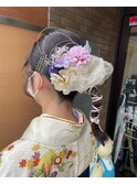 #卒業式ヘアセット