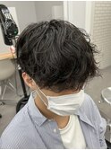 【YUKI】スパイラルパーマ×無造作マッシュ