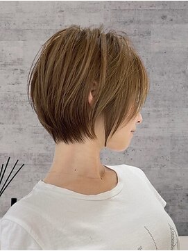 ヘアーアンジェ 南矢野目店(Hair ange) 【2022/秋オススメスタイル】小顔カット×艶カラーNo.8