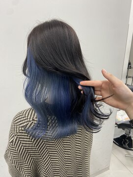 アライブ キチジョウジ(ALIVE Kichijoji) ALIVE Kichijoji /　インナーカラー×ブルー